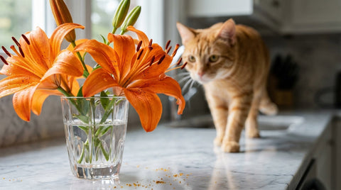 Lys toxique pour les chats