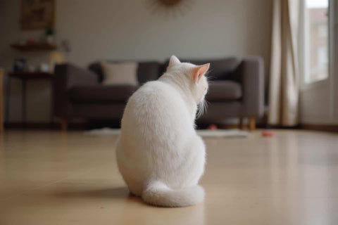 Mon chat me tourne le dos