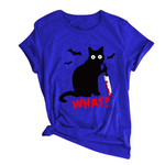 T-Shirt Chat Assassin (Bleu)