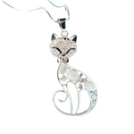 Pendentif Chat Fin