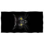 Serviette Chat Pleine Nuit