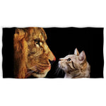Serviette Chat Lion