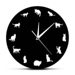 Horloge Chat Classique