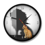 Horloge Chat Lion