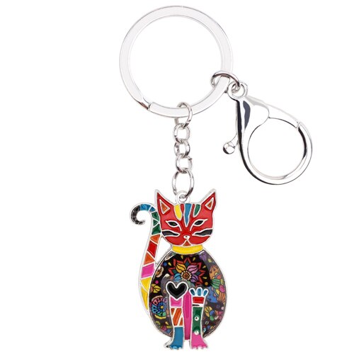 Porte clef Chat assis