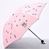 Parapluie Chat Rose