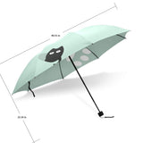 Parapluie Chat Vert