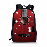 Cartable Chat Guitare