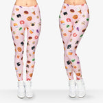 Legging Chat Donuts