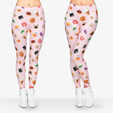 Legging Chat Donuts