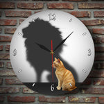 Horloge Chat Lion