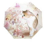 Parapluie Chat Fleurs