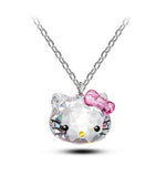 Pendentif Chat Hello Kitty Cristal