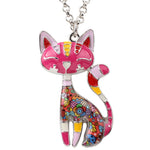 Pendentif Chat Rouge