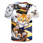 T-Shirt Chat Chatons Joueurs