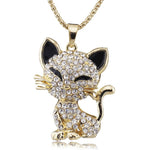 Pendentif Chat Chaton Cristaux