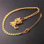 Pendentif Chat Or