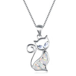 Pendentif Chat Assis