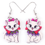 Boucles d'Oreilles Chat Marie